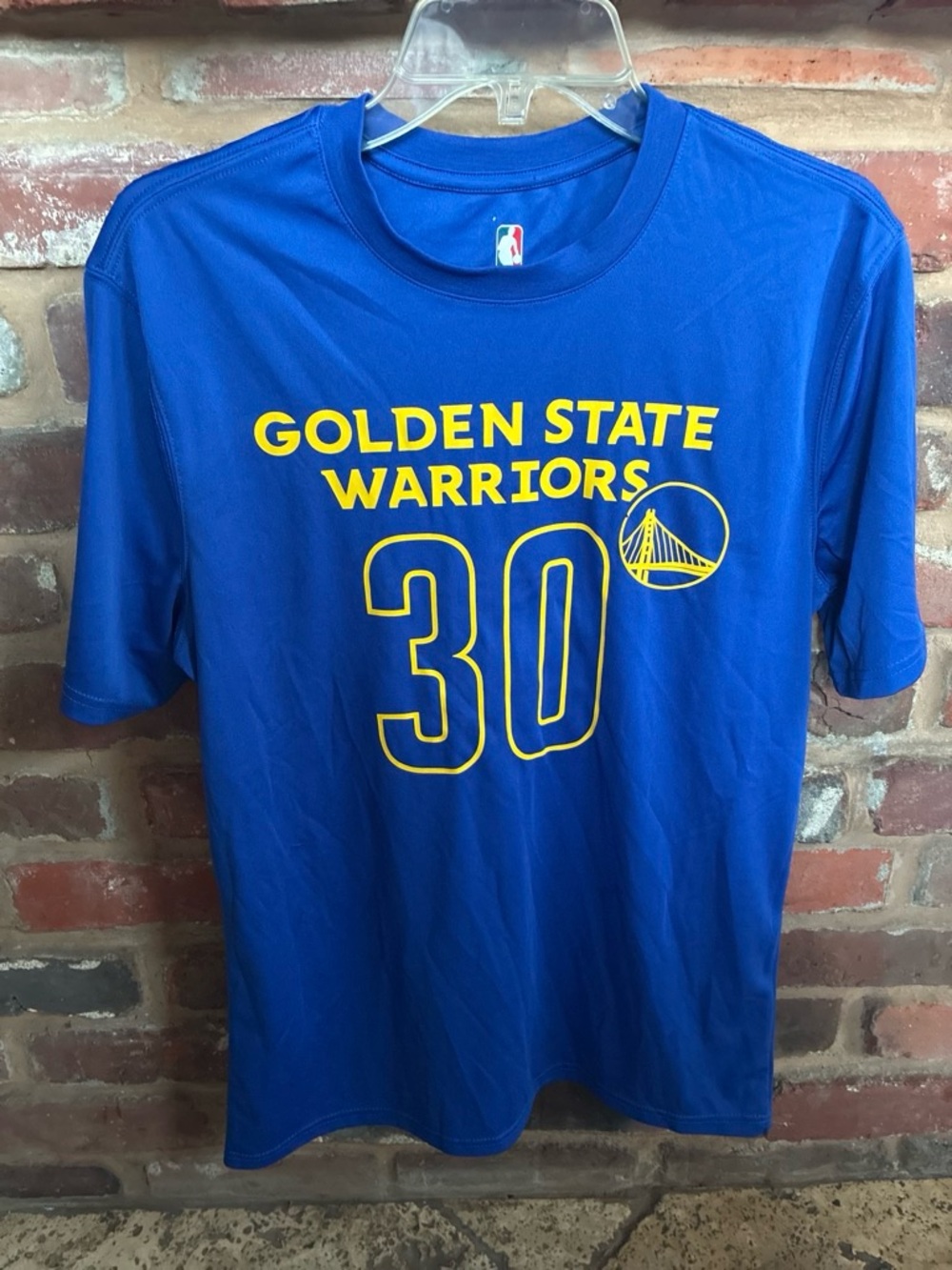 NBA Golden State Warriors #30 Blue Short-Sleeve Tee